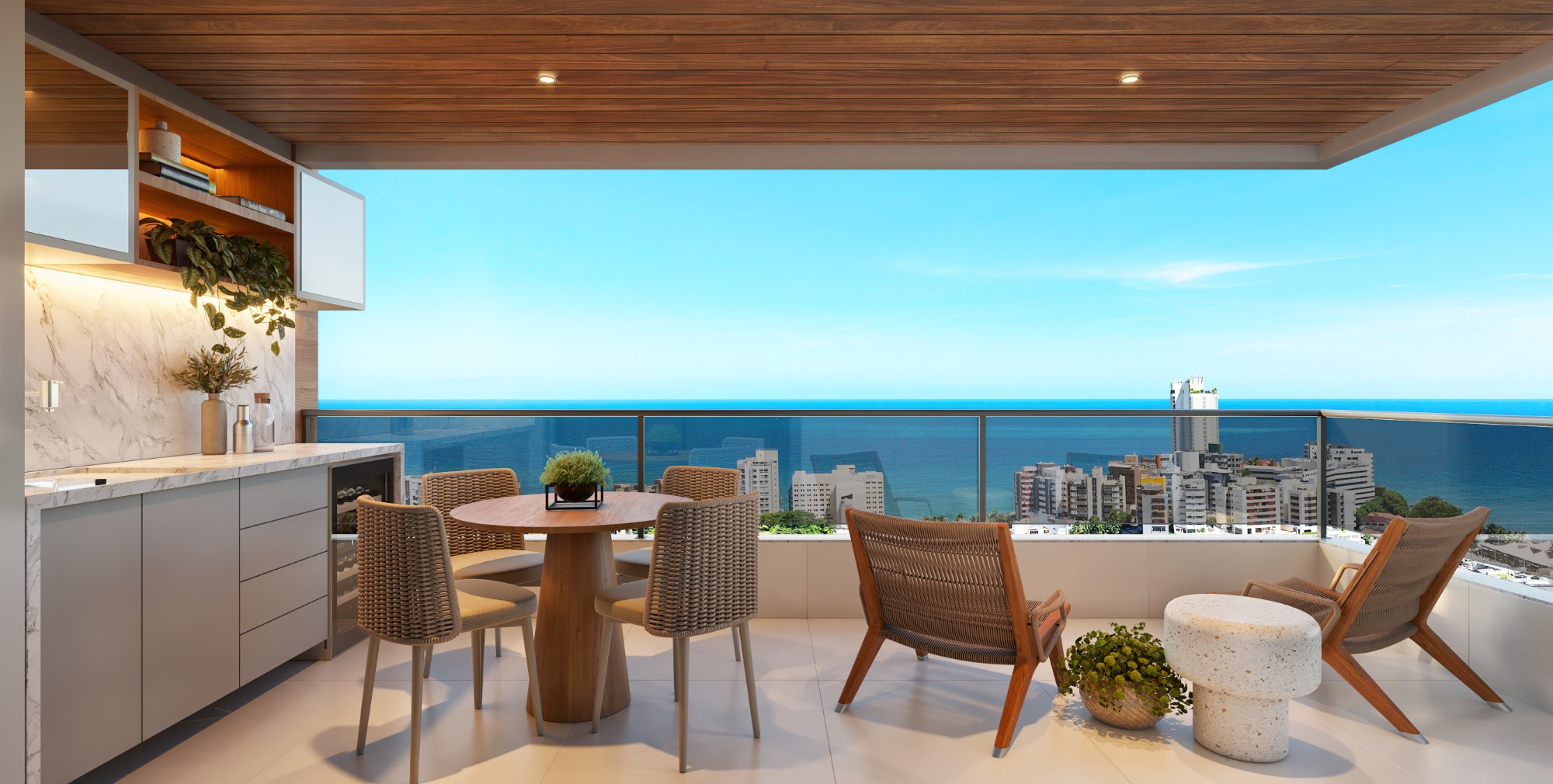 Varanda apartamento 3/4