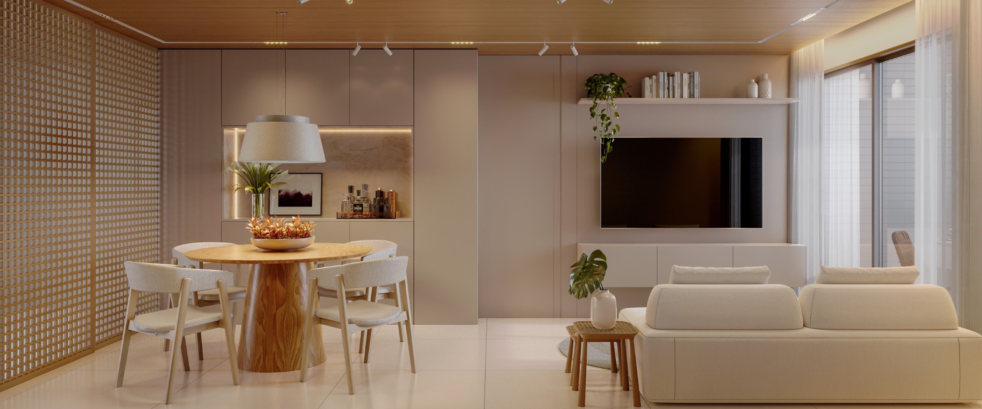 Living apartamento 2/4